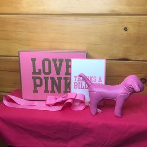 VS Pink Billion Thanks Leather Dog Rare